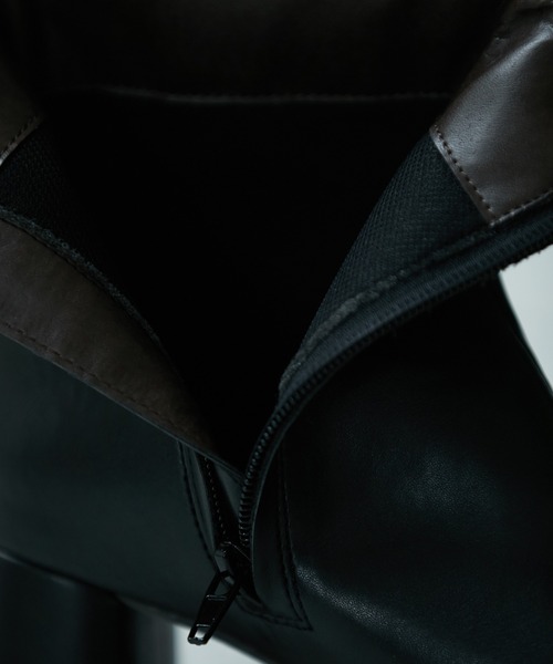 ROPE' PICNIC（ロペピクニック）の「【一部店舗限定】オブリークトゥミドル丈ブーツ（ブーツ・レディース・ブラック/ブラウン/イエロー系その他3・23.0cm/23.5cm/24.0cm/24.5cm）」の4枚目の写真