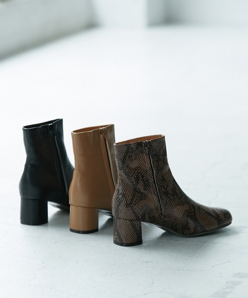 ROPE' PICNIC（ロペピクニック）の「【一部店舗限定】オブリークトゥミドル丈ブーツ（ブーツ・レディース・ブラック/ブラウン/イエロー系その他3・23.0cm/23.5cm/24.0cm/24.5cm）」の6枚目の写真