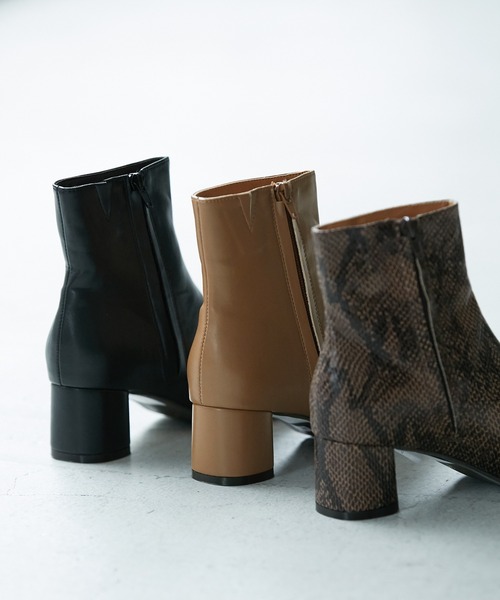 ROPE' PICNIC（ロペピクニック）の「【一部店舗限定】オブリークトゥミドル丈ブーツ（ブーツ・レディース・ブラック/ブラウン/イエロー系その他3・23.0cm/23.5cm/24.0cm/24.5cm）」の13枚目の写真