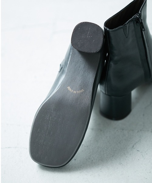 ROPE' PICNIC（ロペピクニック）の「【一部店舗限定】オブリークトゥミドル丈ブーツ（ブーツ・レディース・ブラック/ブラウン/イエロー系その他3・23.0cm/23.5cm/24.0cm/24.5cm）」の8枚目の写真