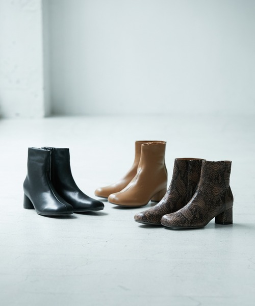 ROPE' PICNIC（ロペピクニック）の「【一部店舗限定】オブリークトゥミドル丈ブーツ（ブーツ・レディース・ブラック/ブラウン/イエロー系その他3・23.0cm/23.5cm/24.0cm/24.5cm）」の16枚目の写真