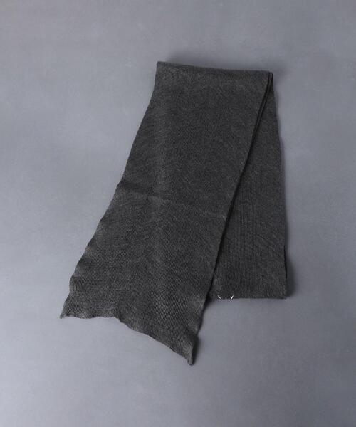 Maison Margiela(メゾンマルジェラ)の「<MAISON MARGIELA(メゾン マルジェラ)>AZE ニット マフラー ■■■(ストール/ショール・レディース・ネイビー/グレー・FREE)」の7枚目の写真