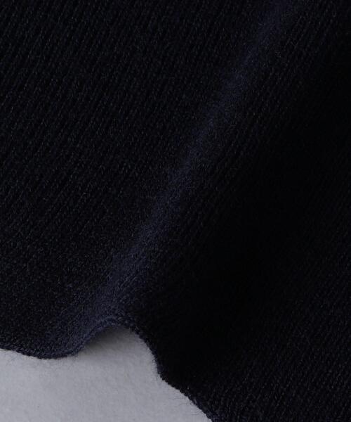 Maison Margiela(メゾンマルジェラ)の「<MAISON MARGIELA(メゾン マルジェラ)>AZE ニット マフラー ■■■(ストール/ショール・レディース・ネイビー/グレー・FREE)」の6枚目の写真