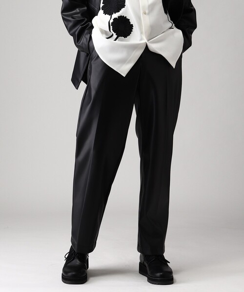 TAKEO KIKUCHI タケオキクチ 本革 レザーパンツ B10371 KIKUCHI（ティーケータケオキクチ）の「◇シンセティック