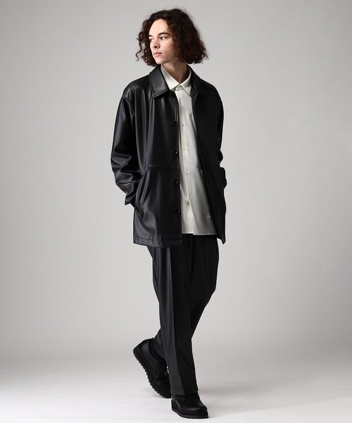 TAKEO KIKUCHI タケオキクチ 本革 レザーパンツ B10371 KIKUCHI（ティーケータケオキクチ）の「◇シンセティック