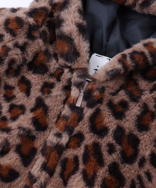 X-girl（エックスガール）の「FAUX FUR MONSTER PARKA（ブルゾン・レディース・ブラック/ベージュ・S/M）」の8枚目の写真