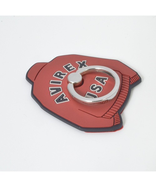 AVIREX（アヴィレックス）の「シリコンスマホリング AVIREX [MA-1] アヴィレックス ring スタンド スマホアクセサリー（スマホグッズ・メンズ・セージグリーン/ブラック/レッド・ONE SIZE）」の16枚目の写真