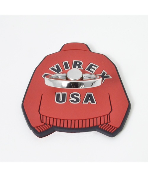 AVIREX（アヴィレックス）の「シリコンスマホリング AVIREX [MA-1] アヴィレックス ring スタンド スマホアクセサリー（スマホグッズ・メンズ・セージグリーン/ブラック/レッド・ONE SIZE）」の22枚目の写真