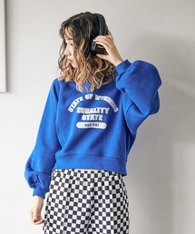 【PAGEBOYLIM】ヘビーオンスショートスウェット