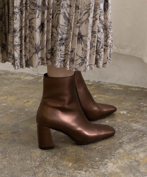 セール ストレスフリー スクエアトゥショートブーツ ブーツ Randa ランダ のファッション通販 Zozotown