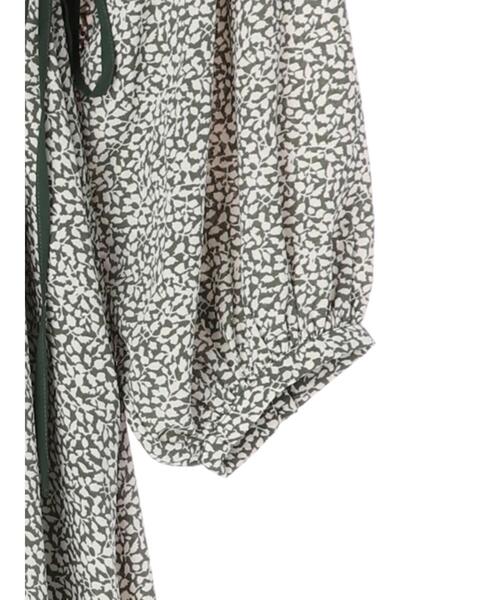 Green　Parks（グリーンパークス）の「・SUGAR SPOON フラワーptパネルワンピース＊（ワンピース・レディース・ブラック/ネイビー/グリーン・FREE）」の10枚目の写真