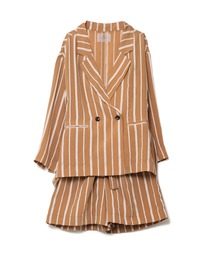 LAYMEE | Wolf stripe Set up Jacket / ウォルフストライプセットアップジャケット(その他アウター)