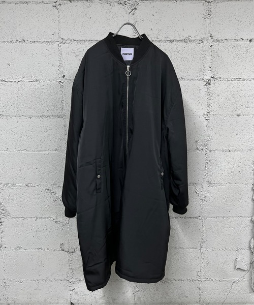PUNYUS(プニュズ)の「MA-1コート(MA-1・レディース・ブラック/カーキ/ライトパープル・3/2/4/1)」の2枚目の写真