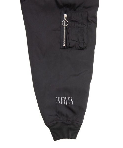 PUNYUS(プニュズ)の「MA-1コート(MA-1・レディース・ブラック/カーキ/ライトパープル・3/2/4/1)」の16枚目の写真