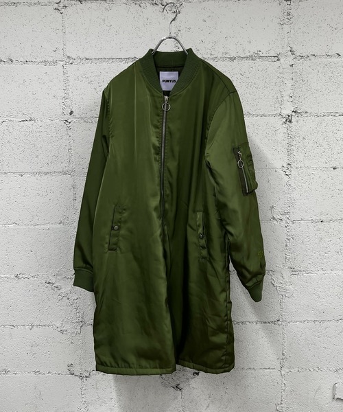 PUNYUS(プニュズ)の「MA-1コート(MA-1・レディース・ブラック/カーキ/ライトパープル・3/2/4/1)」の6枚目の写真