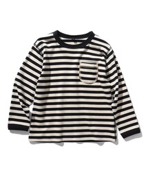 SHOO・LA・RUE | 【90-130cm/ハロコレ】ボーダーオモテモウラモロンT(Tシャツ/カットソー)