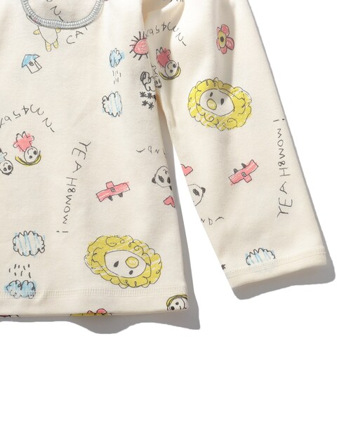 SHOO・LA・RUE（シューラルー）の「◆【90-130cm/ハロコレ】ボーダーオモテモウラモロンT（Tシャツ/カットソー・キッズ・ブラック系2/アイボリー系/レッド系4・11/10/12/13/09）」の8枚目の写真