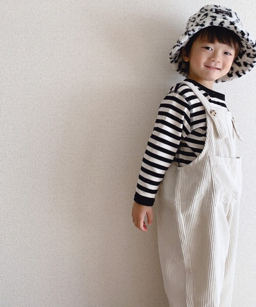 SHOO・LA・RUE（シューラルー）の「◆【90-130cm/ハロコレ】ボーダーオモテモウラモロンT（Tシャツ/カットソー・キッズ・ブラック系2/アイボリー系/レッド系4・11/10/12/13/09）」の19枚目の写真