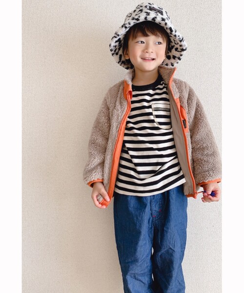 SHOO・LA・RUE（シューラルー）の「◆【90-130cm/ハロコレ】ボーダーオモテモウラモロンT（Tシャツ/カットソー・キッズ・ブラック系2/アイボリー系/レッド系4・11/10/12/13/09）」の20枚目の写真