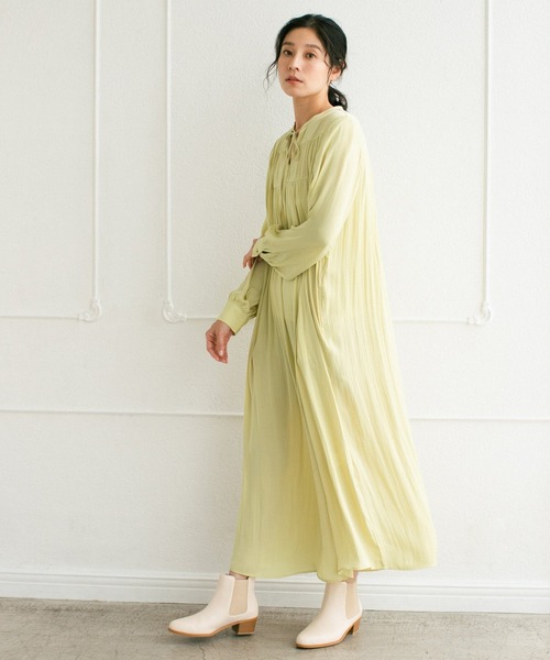 LEPSIM（レプシィム）の「デザインドレスワンピース　229715（ワンピース・レディース・ブラック/イエロー・FREE）」の6枚目の写真