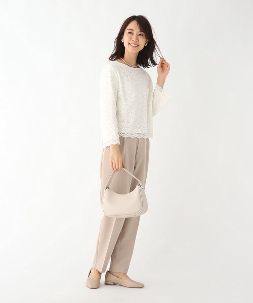OPAQUE.CLIP ブラウス　40(L) OPAQUE.CLIP ブラウス シャツ ラッピングボウタイドットブラウス