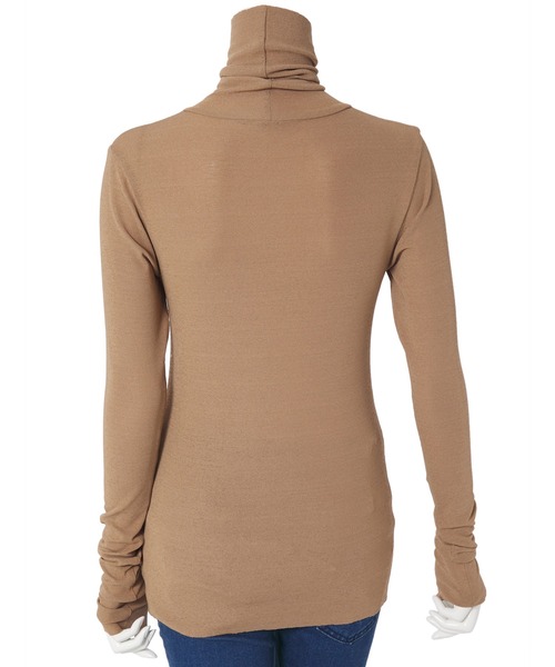 fifth（フィフス）の「シアータートルトップス（Tシャツ/カットソー・レディース・ホワイト/ブラック/ベージュ/レッド・MEDIUM）」の8枚目の写真