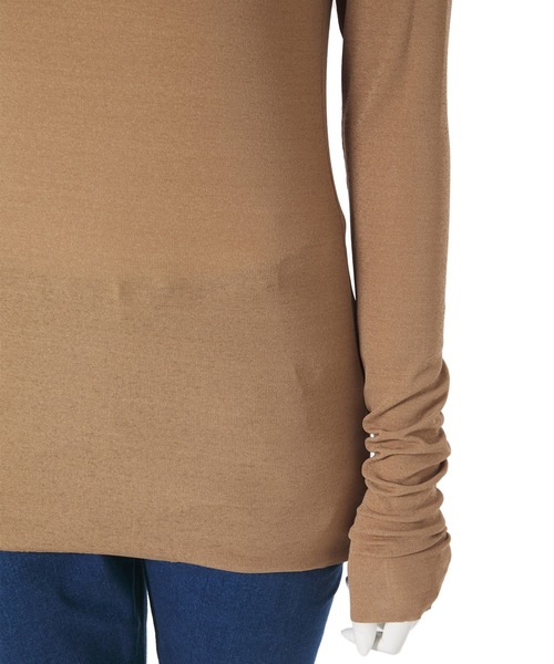 fifth（フィフス）の「シアータートルトップス（Tシャツ/カットソー・レディース・ホワイト/ブラック/ベージュ/レッド・MEDIUM）」の5枚目の写真