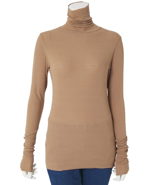 fifth（フィフス）の「シアータートルトップス（Tシャツ/カットソー・レディース・ホワイト/ブラック/ベージュ/レッド・MEDIUM）」の13枚目の写真