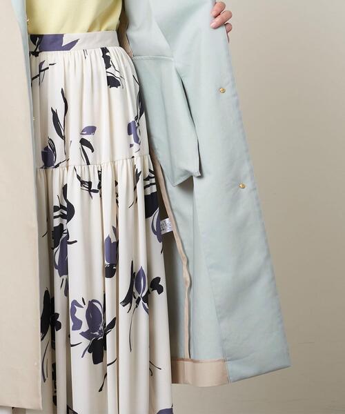 UNITED ARROWS（ユナイテッドアローズ）の「＜UNITED ARROWS＞C/P バイカラー コート B †◆（その他アウター・レディース・ベージュ/オフホワイト・38/36）」の10枚目の写真