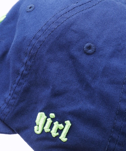 X-girl(エックスガール)の「BASEBALL CAP(キャップ・レディース・ブラック/ネイビー/グリーン・ONE SIZE)」の9枚目の写真