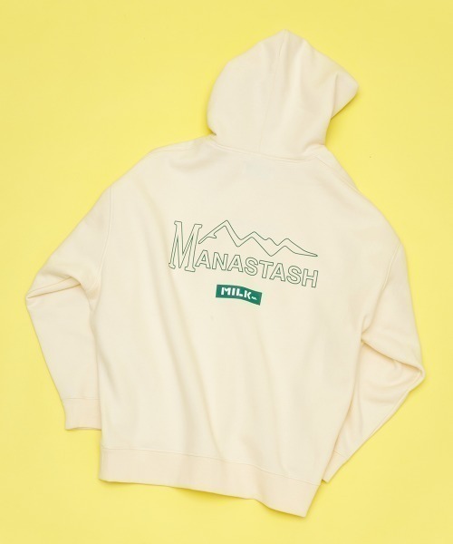 MILKFED. × MANASTASH /ミルクフェド×マナスタッシュ/HOODIE フーディー　スウェットパーカー
