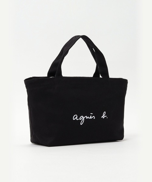 agnes b.（アニエスベー）の「WEB限定 ロゴトートバッグ GO03‐02（トートバッグ・レディース・ブラック・FREE）」の4枚目の写真