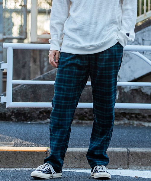 SILVER BULLET(シルバーバレット)の「『CavariA/キャバリア』チェック柄ロングパンツ(その他パンツ・メンズ・グリーン/ネイビー・XL/M/L)」の5枚目の写真
