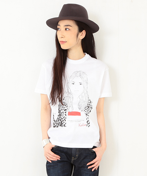 Ray BEAMS（レイビームス）の「Maison Seine / 別注 Kate T（Tシャツ/カットソー・レディース・ホワイト・ONE SIZE）」の2枚目の写真