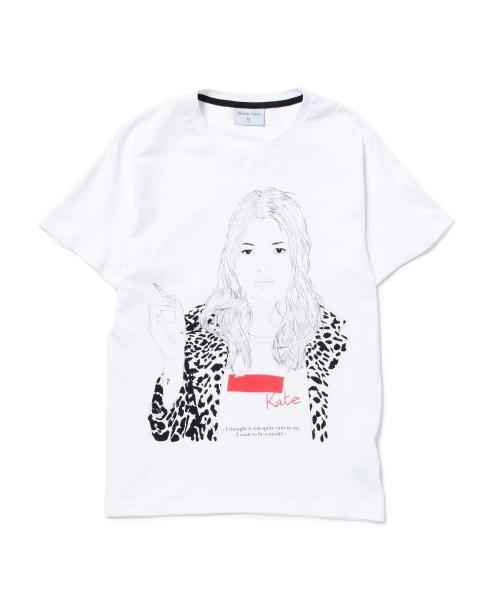 Ray BEAMS（レイビームス）の「Maison Seine / 別注 Kate T（Tシャツ/カットソー・レディース・ホワイト・ONE SIZE）」の8枚目の写真