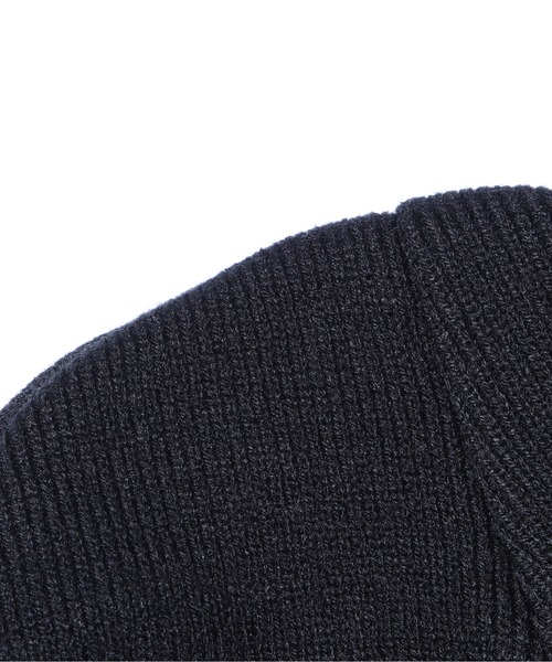 LONELY/論理（ロンリー）の「LONELY(論理)/ロンリー LOGO BEANIE ブランドロゴ ニット帽 刺繍 漢字ロゴ（ニットキャップ/ビーニー・メンズ・オレンジ/パープル/ブラック・ONE SIZE）」の6枚目の写真