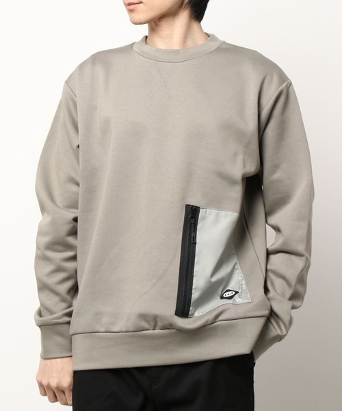 PIPING HOT FUTURE（パイピングホットフューチャー）の「DB POCKET SWEAT（スウェット・メンズ・ブラック/グレー/オフホワイト/ピンク・M/L/XL）」の3枚目の写真