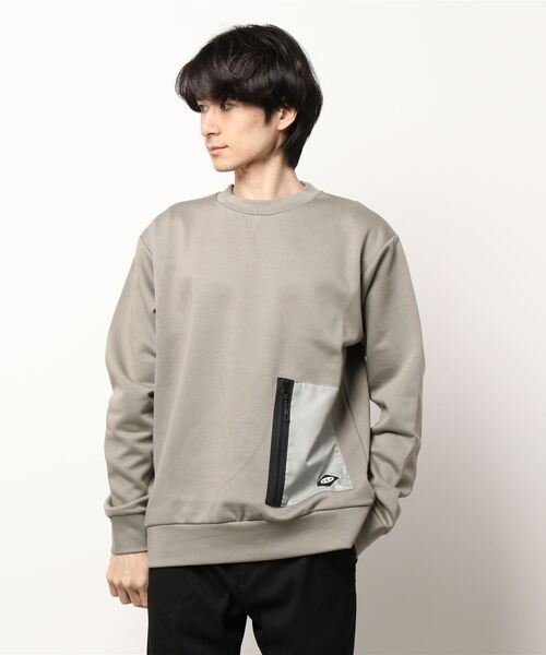 PIPING HOT FUTURE（パイピングホットフューチャー）の「DB POCKET SWEAT（スウェット・メンズ・ブラック/グレー/オフホワイト/ピンク・M/L/XL）」の9枚目の写真