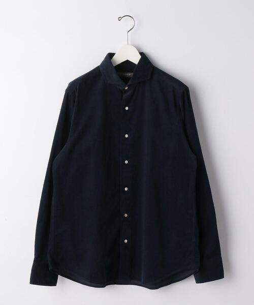 UNITED ARROWS LTD. OUTLET（ユナイテッドアローズアウトレット）の「＜A DAY IN THE LIFE＞コーデュロイ カッタウェイシャツ（シャツ/ブラウス・メンズ・ナチュラル/ロイヤルブルー/オフホワイト・S/M/L/XL）」の3枚目の写真