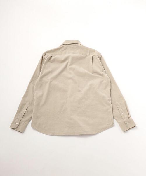 UNITED ARROWS LTD. OUTLET（ユナイテッドアローズアウトレット）の「＜A DAY IN THE LIFE＞コーデュロイ カッタウェイシャツ（シャツ/ブラウス・メンズ・ナチュラル/ロイヤルブルー/オフホワイト・S/M/L/XL）」の4枚目の写真
