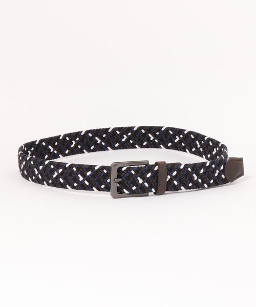 semantic design（セマンティックデザイン）の「＊ゴム メッシュベルト（ベルト・メンズ・グレー/レッド/ブルー・FREE）」の2枚目の写真