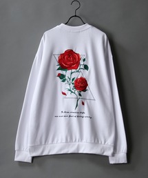 SITRY | wide silhouette monotone graphic sweat/ワイドシルエット モノトーングラフィック スウェット/トレーナー(スウェット)