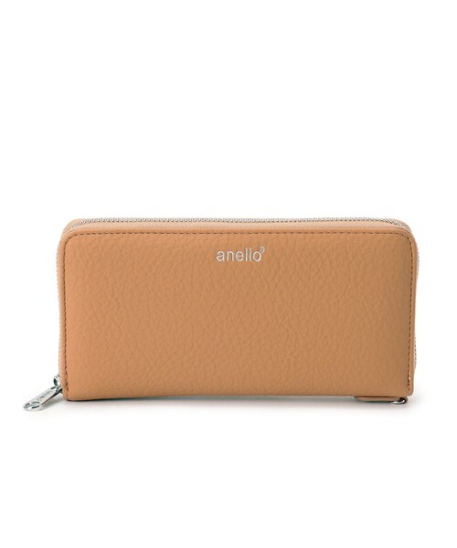 anello(アネロ)の「◆anello / アネロ レザータッチロングウォレット(財布・レディース・ブラック/ベージュ/ブルー/ダークグレー・99)」の3枚目の写真