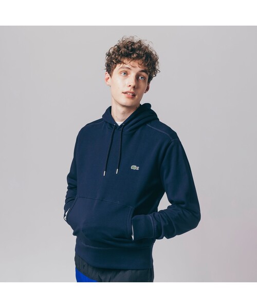 LACOSTE(ラコステ)の「プレミアムスウェットプレーンパーカ(パーカー・メンズ・ブラック/グレー/ネイビー/ホワイト・2/4/6/3/5/8/7)」の1枚目の写真