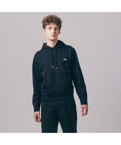 LACOSTE(ラコステ)の「プレミアムスウェットプレーンパーカ(パーカー・メンズ・ブラック/グレー/ネイビー/ホワイト・2/4/6/3/5/8/7)」の3枚目の写真