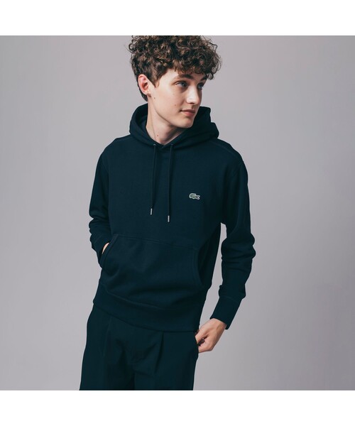 LACOSTE(ラコステ)の「プレミアムスウェットプレーンパーカ(パーカー・メンズ・ブラック/グレー/ネイビー/ホワイト・2/4/6/3/5/8/7)」の6枚目の写真