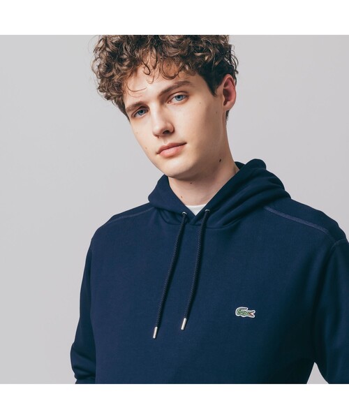 LACOSTE(ラコステ)の「プレミアムスウェットプレーンパーカ(パーカー・メンズ・ブラック/グレー/ネイビー/ホワイト・2/4/6/3/5/8/7)」の16枚目の写真