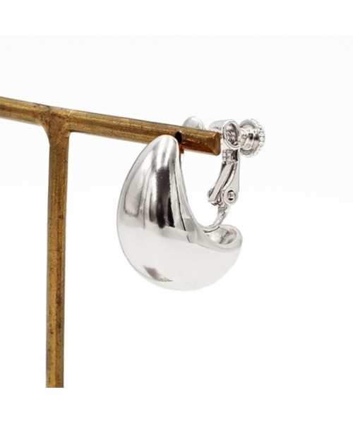 flower（フラワー）の「エッグフープイヤリング（イヤリング・レディース・シルバー/ゴールド・FREE）」の4枚目の写真