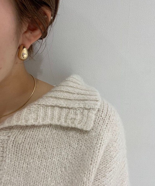 flower（フラワー）の「エッグフープイヤリング（イヤリング・レディース・シルバー/ゴールド・FREE）」の8枚目の写真