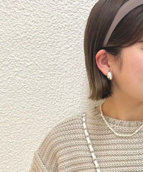 flower（フラワー）の「エッグフープイヤリング（イヤリング・レディース・シルバー/ゴールド・FREE）」の15枚目の写真